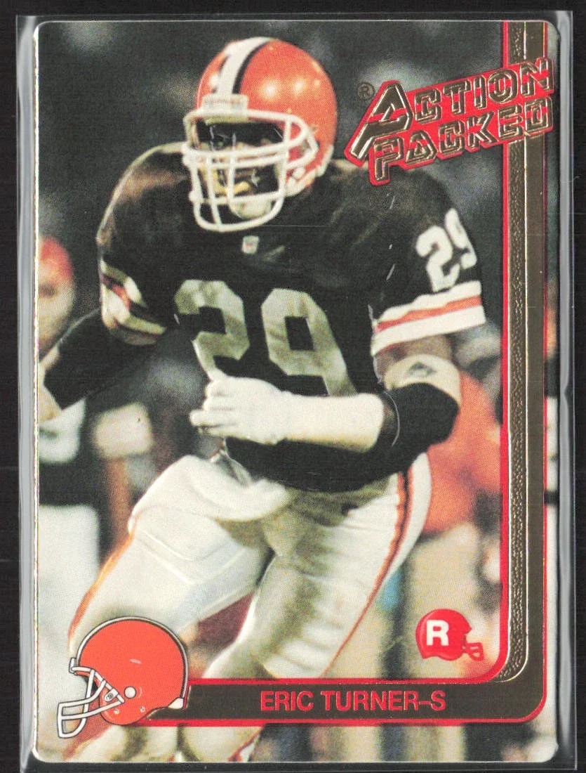 Eric Turner 1991 Action Packed Rookie/Update #2 Cleveland Browns